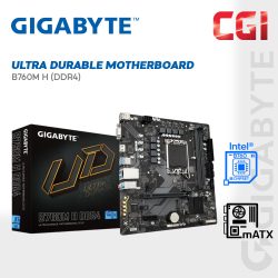 Gigabyte B760M H DDR4 LGA 1700 Integrated Graphics Micro ATX Motherboard