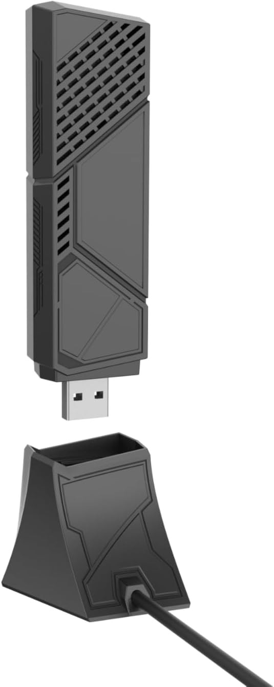 ASUS ROG USB-BE92U BE6500 Tri-Band WiFi 7 USB Adapter [World's 1st WiFi 7 Dongle]