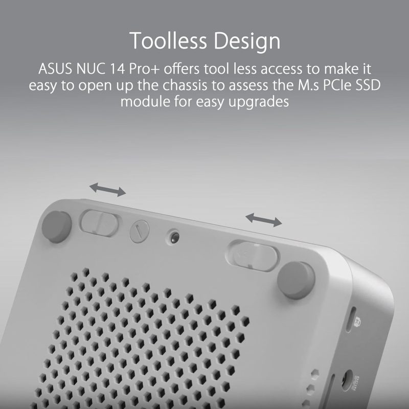 NUC 14 Pro+ Slim (Intel® Core™ Ultra 9) (Barebone Silver) RNUC14RVSU900000I