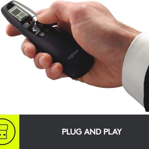 Logitech R800 Laser Presentation Remote with LCD Display