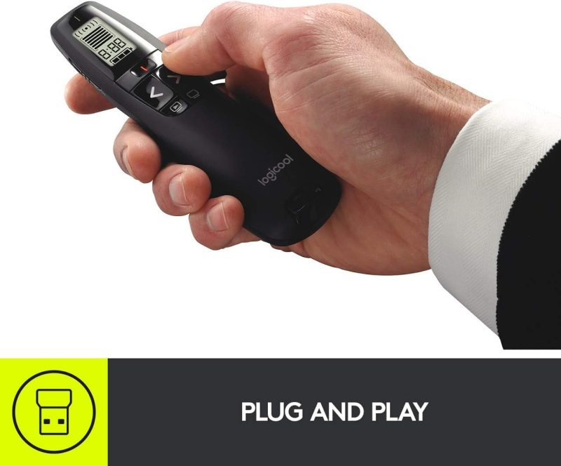 Logitech R800 Laser Presentation Remote with LCD Display
