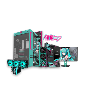 ROG x Hatsune Miku Desktop PC Gaming Set/Build Package (Powered By Asus)