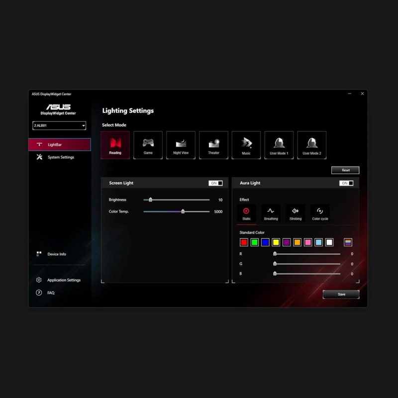 [PreOrder] Asus ALB01 ROG Aura Monitor Asymmetrical Light Bar