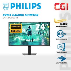 Philips 24" Evnia 24M2N2100NF ( IPS, FHD, Adaptive Sync, 144Hz, 0.5ms ) Gaming Monitor