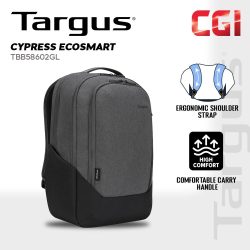 Targus 15.6" Cypress Hero Backpack with EcoSmart in Grey - TBB58602GL