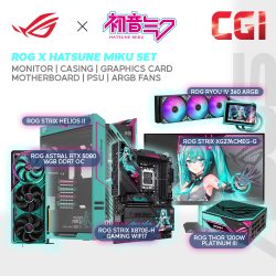ROG x Hatsune Miku Desktop PC Gaming Set/Build Package (Powered By Asus)