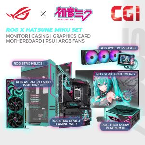 ROG x Hatsune Miku Desktop PC Gaming Set/Build Package (Powered By Asus)