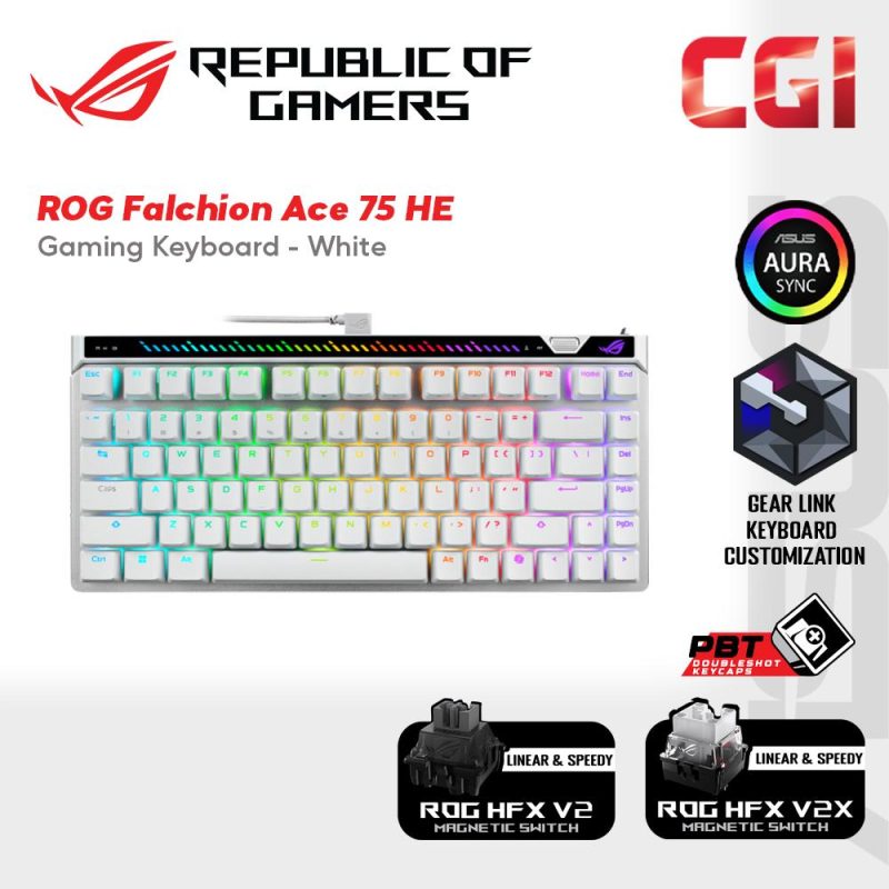 [Preorder] Asus M705 ROG Falchion Ace 75 HE Magnetic Switches Gaming Keyboard