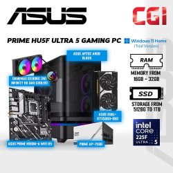 PRIME HU5F Ultra 5 Gaming PC ( Intel Core Ultra 5| Nvidia RTX5060 O8G | 16GB RAM | 512GB SSD | Win11Home Trial )