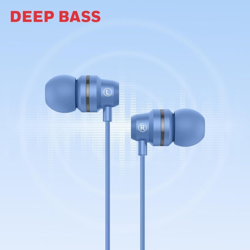 Honeywell Moxie V50 Wired In-Ear Earphones (Blue) - HC000404/AUD/WEP/BLU/3.5