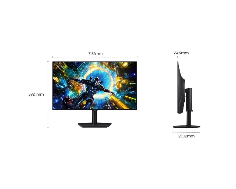 Samsung 32” Odyssey G7 G73SH LS32HG732SEXXS ( OLED, 4K UHD, HDR10+, 4K 165Hz / FHD 330 Hz, FreeSync ) Gaming Monitor