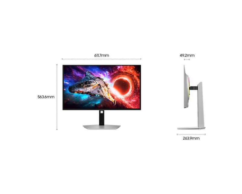 Samsung 27" Odyssey G8 G80SH LS27HG802SEXXS ( OLED, 4K UHD, HDR10+, 240Hz, 0.03ms, Freesync ) Gaming Monitor