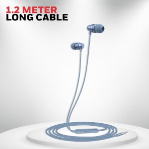 Honeywell Moxie V50 Wired In-Ear Earphones (Blue) - HC000404/AUD/WEP/BLU/3.5