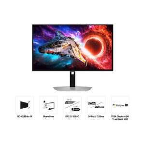 Samsung 27" Odyssey G8 G80SH LS27HG802SEXXS ( OLED, 4K UHD, HDR10+, 240Hz, 0.03ms, Freesync ) Gaming Monitor