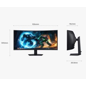 Samsung 40” Odyssey G7 G75F LS40FG752EEXXS ( VA, WUHD, HDR10+, 180Hz, 1ms, Freesync Premium Pro ) Curved Gaming Monitor