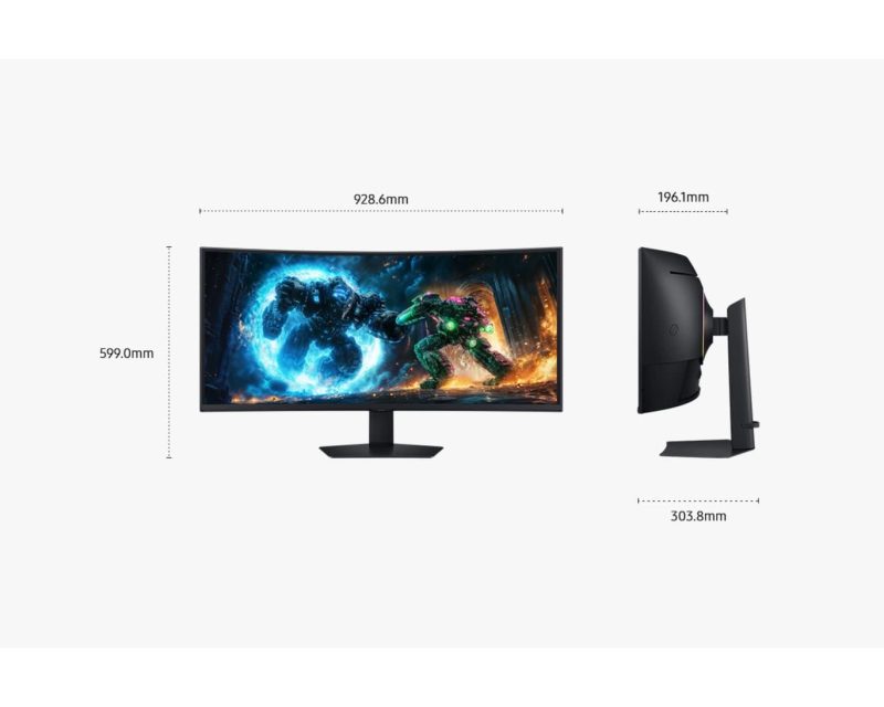 Samsung 40” Odyssey G7 G75F LS40FG752EEXXS ( VA, WUHD, HDR10+, 180Hz, 1ms, Freesync Premium Pro ) Curved Gaming Monitor