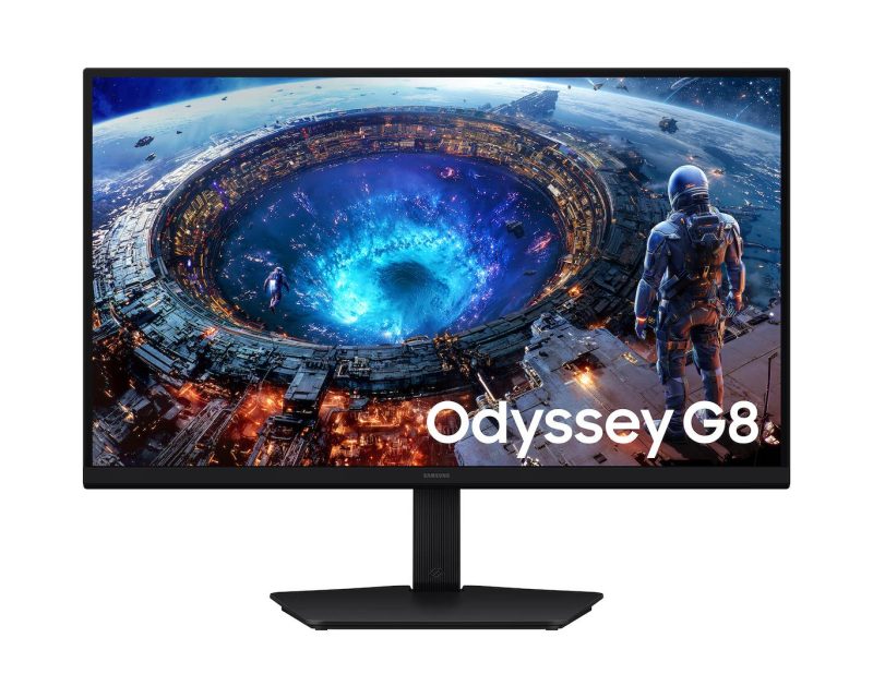 Samsung 27" Odyssey G8 G80HF LS27HG806EFXXS ( IPS, HDR10+, 5K 180 Hz / QHD 360 Hz, 1ms, Freesync , G-Sync ) Gaming Monitor
