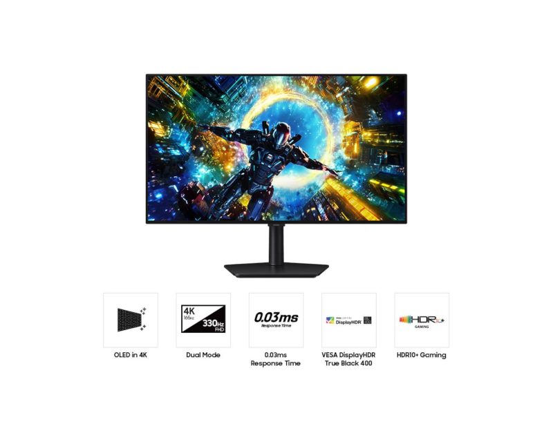 Samsung 32” Odyssey G7 G73SH LS32HG732SEXXS ( OLED, 4K UHD, HDR10+, 4K 165Hz / FHD 330 Hz, FreeSync ) Gaming Monitor