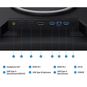 Samsung 32“ Odyssey G8 G80HS LS32HG806ESXXS（ IPS,  HDR10+, 6K 165Hz / 3K 330Hz , 1ms, Freesync, GSync ) Gaming Monitor