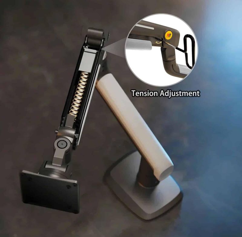125b150e169049af9e2149a8283dd897.jpeg North Bayou A5 Mechanical Spring Monitor Arm for Monitor Size 17" to 32" - Matte Charcoal