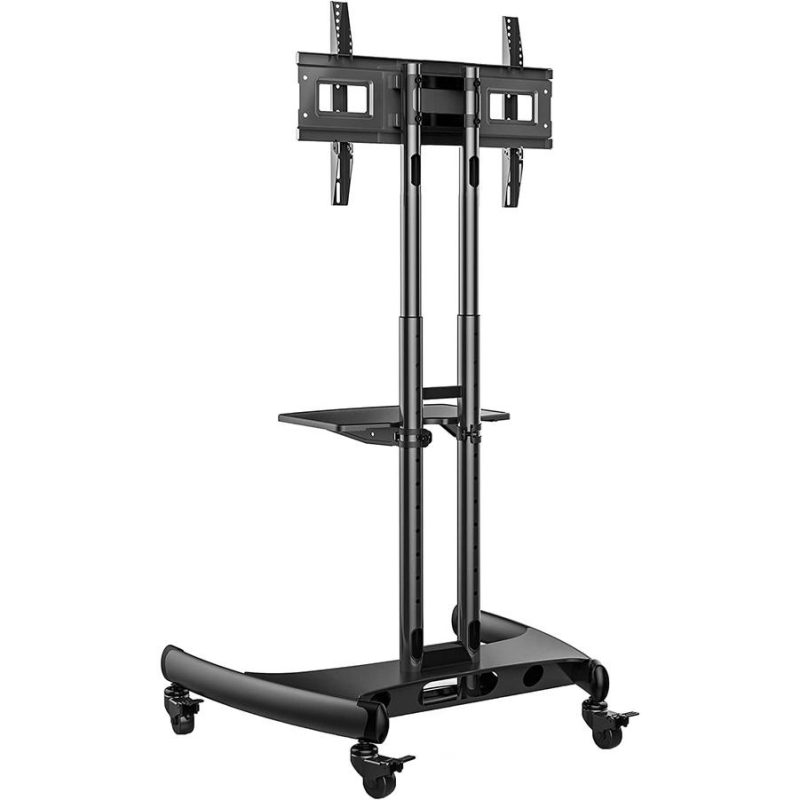 27135f37f62f0ea620ccc71c3c01f37d.jpeg North Bayou Ava 1500-60-1P Portable Height Adjustable TV Mount Stand Mobile Trolley Cart