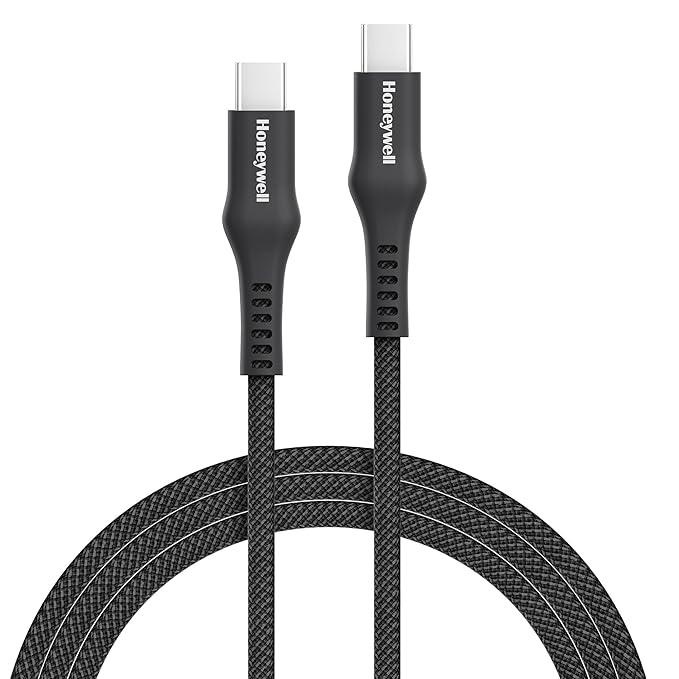 Honeywell Type-C to Type-C Cable 1.2 Meter (Black) - HC000700/CBL/1.2M/BLK