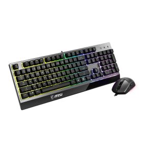 MSI Vigor GK30 Combo RGB Gaming Keyboard Mouse - Black | White