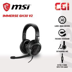 MSI Immerse GH50 RGB Foldable Gaming Headset