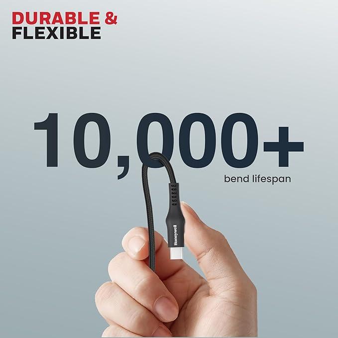 Honeywell Type-C to Type-C Cable 1.2 Meter (Black) - HC000700/CBL/1.2M/BLK