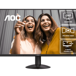AOC 27" Q27B30E IPS QHD HDR10 Adaptive Sync 75Hz 4ms Frameless Monitor