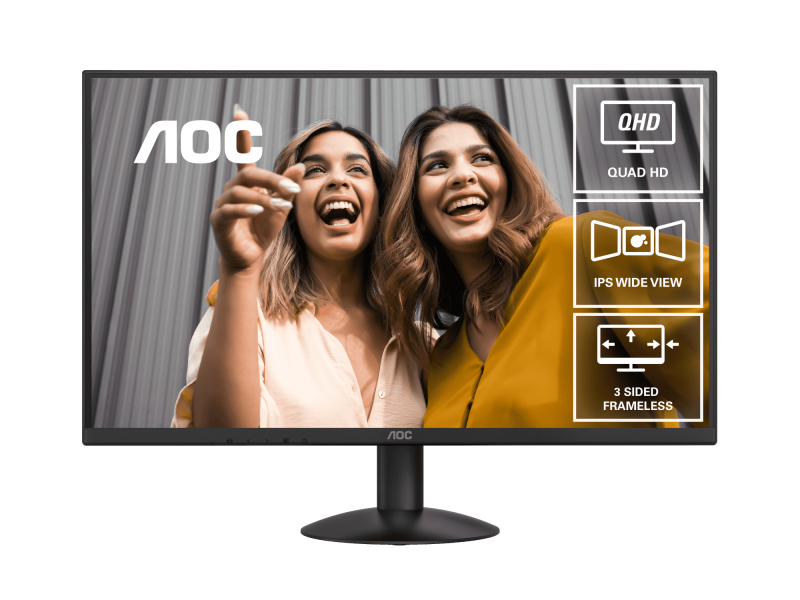 AOC 27" Q27B30E IPS QHD HDR10 Adaptive Sync 75Hz 4ms Frameless Monitor