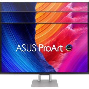 Asus 27" Proart PA27UCDMR QD-0LED 4K UHD HDR10 99% DCI-P3, ΔE < 1 Thunderbolt 4 PD96W Ergonomic Professional Monitor