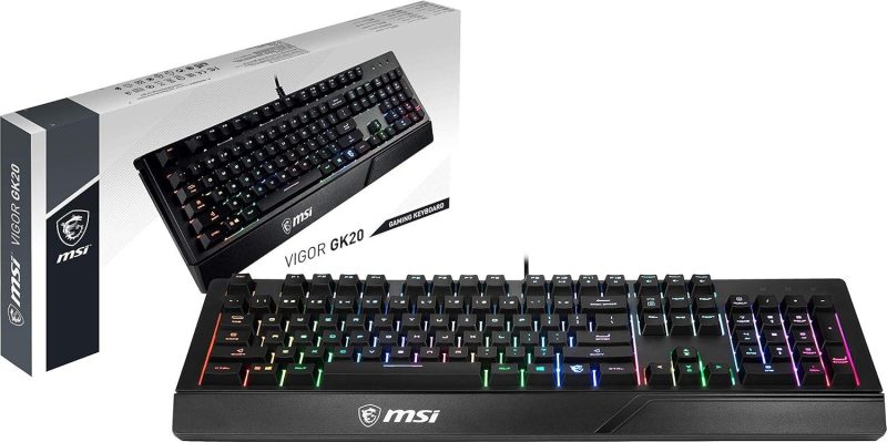MSI Vigor GK20 Wired Gaming Keyboard