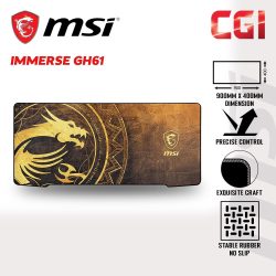 MSI Agility GD70 Dragon Tiamat Anti-Slip Gaming Mousepad