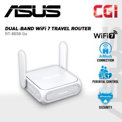 ASUS RT-BE58 Go Dual-band WiFi 7 3600 Mbps, 4G & 5G Mobile Tethering, Guest Network Pro AiMesh Travel Router