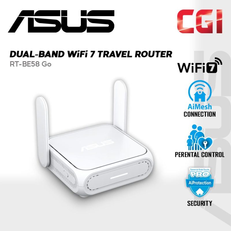 c67a0c486fb7ceabd3a4810d3bd71464.jpeg ASUS RT-BE58 Go Dual-band WiFi 7 3600 Mbps, 4G & 5G Mobile Tethering, Guest Network Pro AiMesh Travel Router