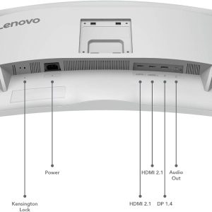 Lenovo 34" L34W-4C VA WQHD HDR10 120Hz 1ms AMD FreeSync MediaSync Height Adjustable Curved Monitor - 68F0GAC3MY