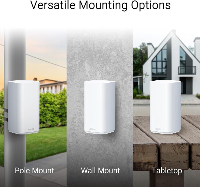 Asus ZenWiFI BD4 Outdoor BE3600 Quad-Band WiFi 7 2530 sq.ft Dual 2.5G Port Perental Control Ai Mesh Extendable Router