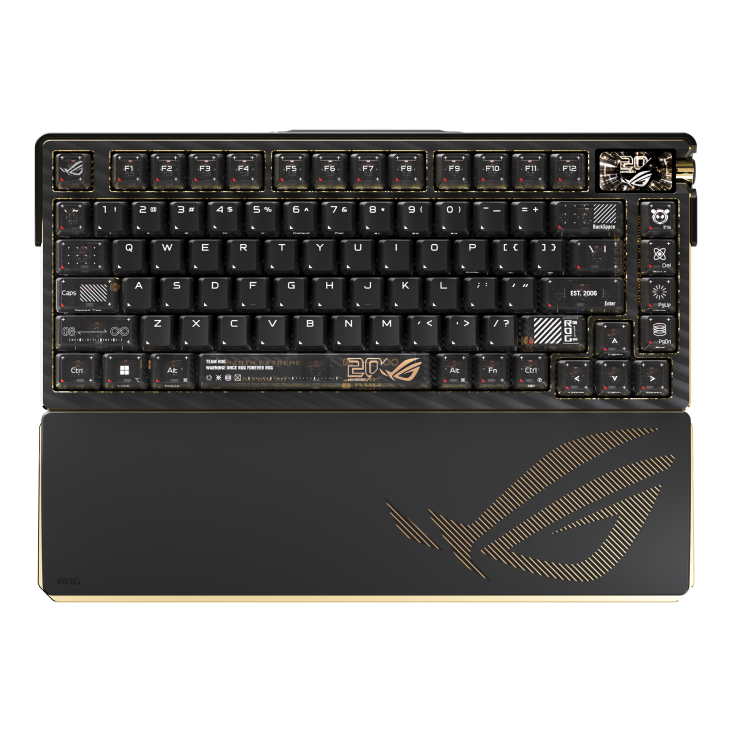 [LIMITED EDITION] Asus ROG Azoth Extreme 20th Edition 75% OLED Touchscreen Gaming Keyboard