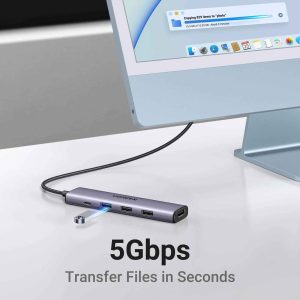 UGREEN 5-in-1 4K 60Hz 5Gbps PD100W USB-C Hub