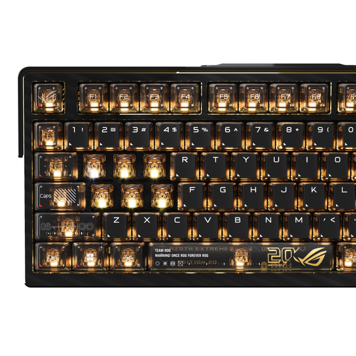 [LIMITED EDITION] Asus ROG Azoth Extreme 20th Edition 75% OLED Touchscreen Gaming Keyboard