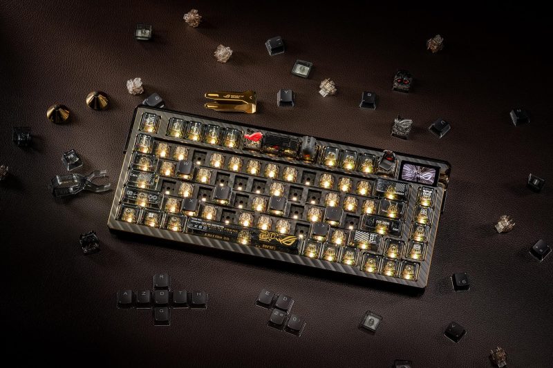 [LIMITED EDITION] Asus ROG Azoth Extreme 20th Edition 75% OLED Touchscreen Gaming Keyboard