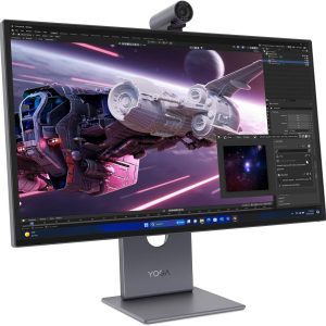 Lenovo 26.5" Yoga Pro 27UD-10 QD-0LED UHD G-Sync FreeSync 120Hz 0.03ms Speaker Daisy Chain Monitor - 67E5RAC2MY