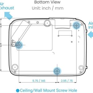 BenQ TH575C 1080p 3800lm Build In Speaker Home Projector