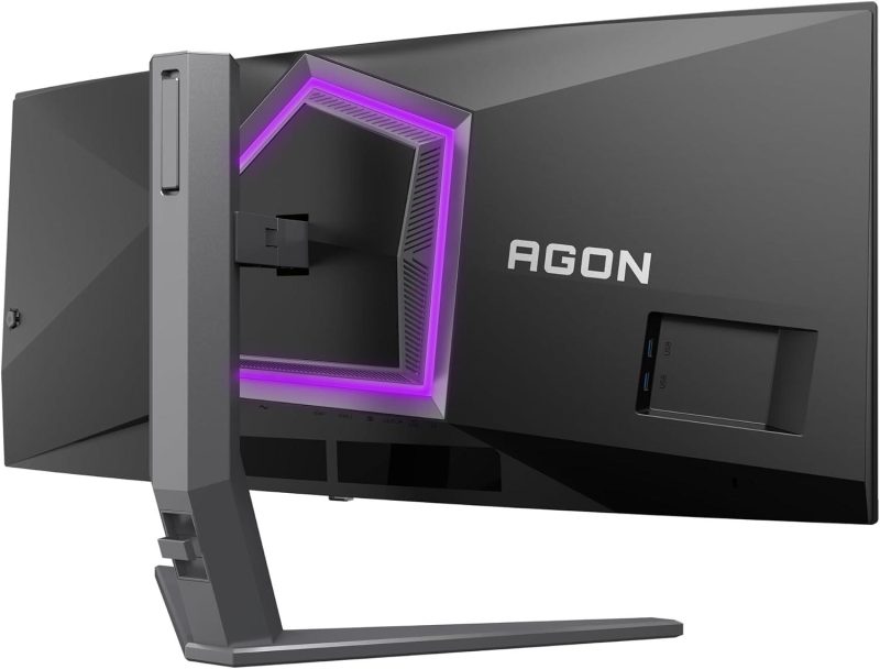 AOC Agon 34" AG346UCD WQHD QD-OLED Adaptive Sync G-Sync 175Hz 0.03ms Light FX Ergonomic Gaming Monitor