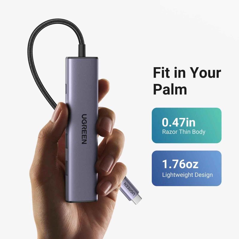 UGREEN 5-in-1 4K 60Hz 5Gbps PD100W USB-C Hub