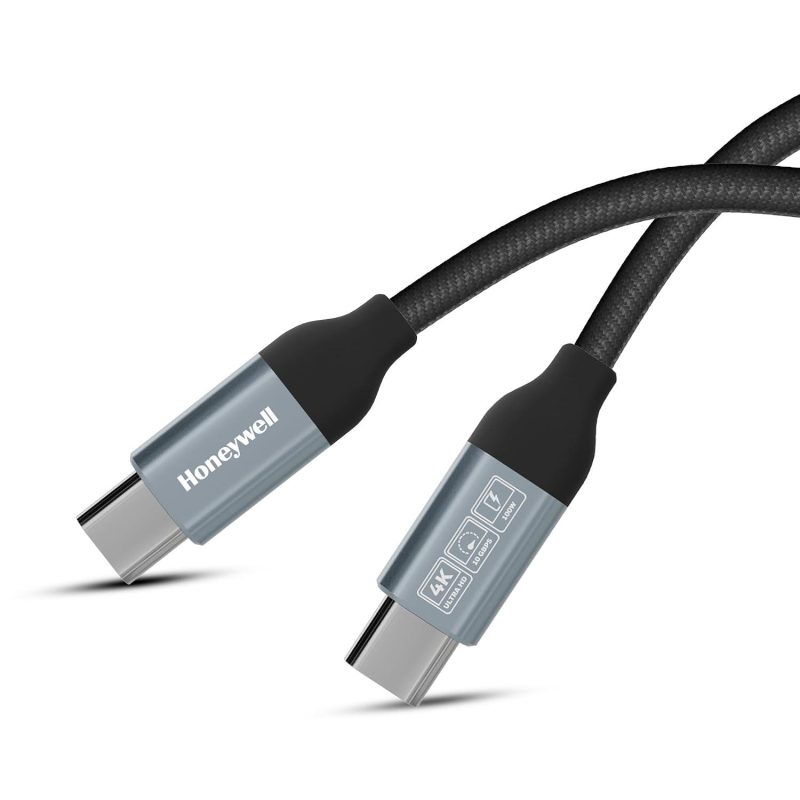 Honeywell Type C USB 3.1 Charge and Sync Cable 1.2 Meter - Black - HC000702/CBL/1.2M/BLK