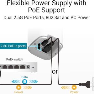 Asus ZenWiFI BD4 Outdoor BE3600 Quad-Band WiFi 7 2530 sq.ft Dual 2.5G Port Perental Control Ai Mesh Extendable Router