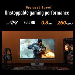 Asus TUF 23.8" VG249QM5F Fast IPS FHD HDR10 Adaptive Sync 260Hz 0.3ms Speaker Gaming Monitor
