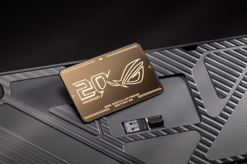 [LIMITED EDITION] Asus ROG Azoth Extreme 20th Edition 75% OLED Touchscreen Gaming Keyboard